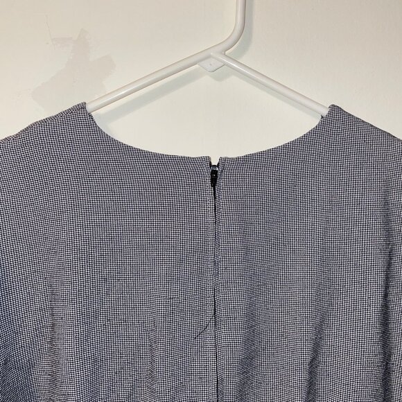 Vintage Miss Dorhy A-Line Dress With Button Front & Striped Hem Size 12 - Picture 6 of 8